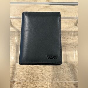 Tumi Black Leather Card Holder